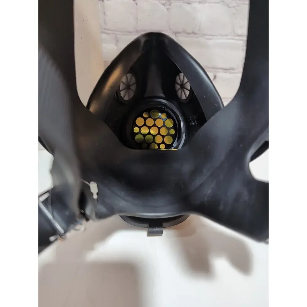 MSA Ultra Elite Respirator Facepiece 491528 Large Black Hycar Pressure Demand